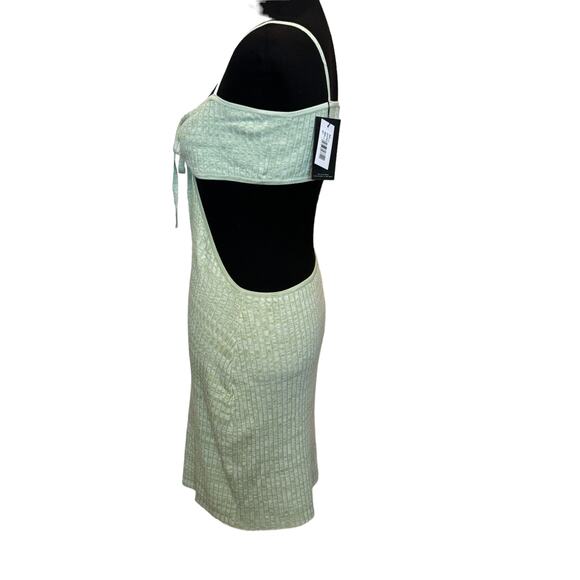 New ~ 4TH & RECKLESS ~ Sicily Cut-Out Halter Knitted Mini Dress Size M VISCOSE - Picture 5 of 10